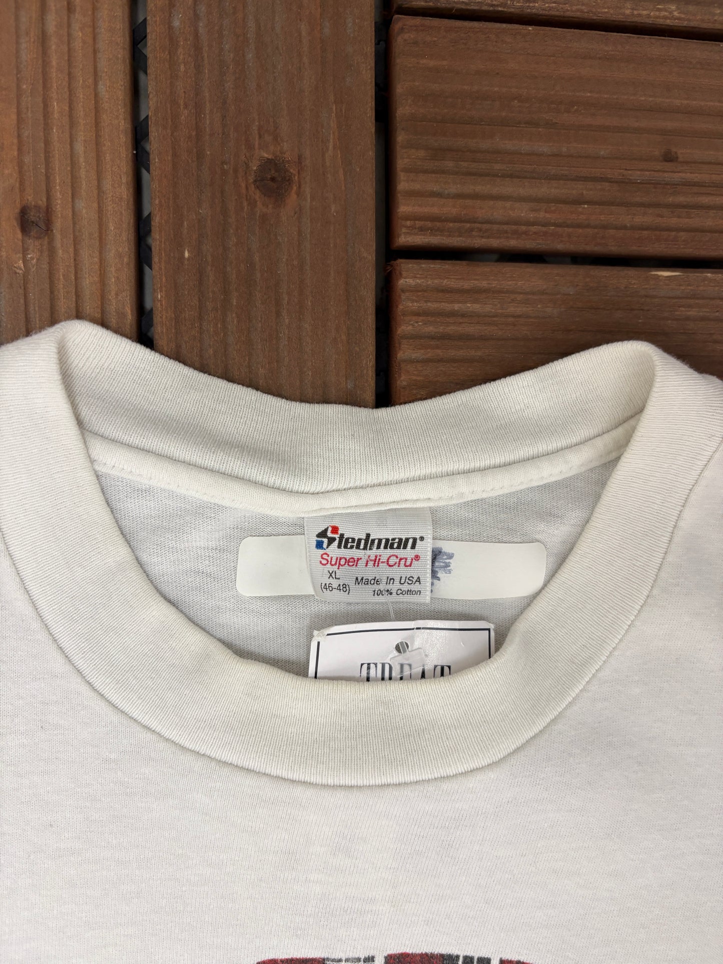 Cheers Boston Graphic Tee | Size X-Large | Vintage 1990s Promotional White T-Shirt |