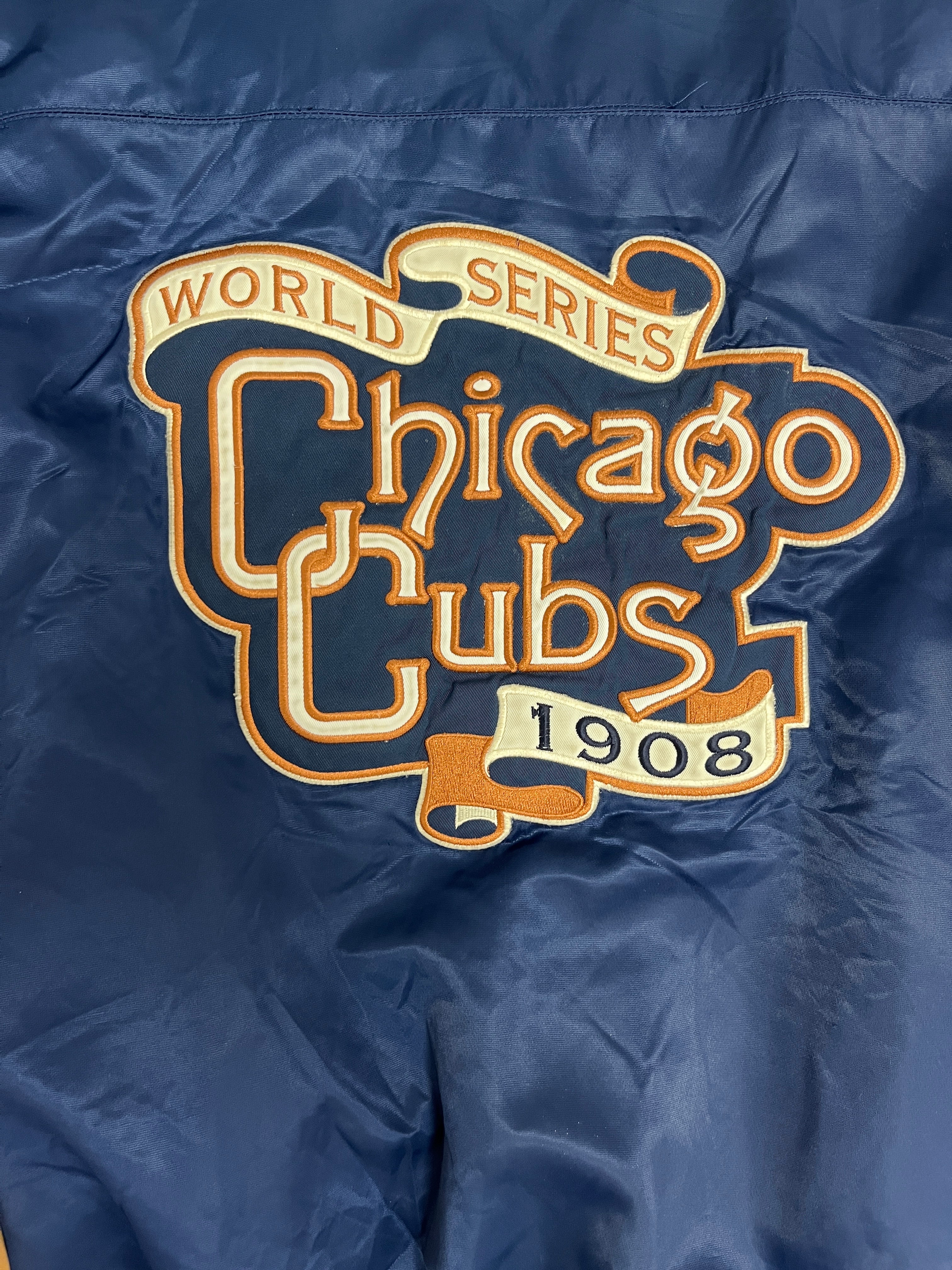 Chicago Cubs World Series 1908 Graphic Jacket Size X Large Vintage Treat Yo Self Vintage Clothing