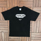 NASCAR Pit Crew Graphic Tee | Size Large | Vintage 2000s Black Racing T-Shirt |