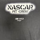 NASCAR Pit Crew Graphic Tee | Size Large | Vintage 2000s Black Racing T-Shirt |