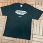 NASCAR Pit Crew Graphic Tee | Size Large | Vintage 2000s Black Racing T-Shirt |