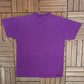 Ocean Paradise International Graphic Tee | Size Large | Vintage 1990s Promotional Purple T-Shirt |