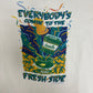 Salem Cigarettes Everybody's Comin' To The Fresh Side Graphic Tee | Size X-Large | Vintage 1990s Single Stitch White T-Shirt |