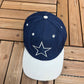 Dallas Cowboys Embroidered Graphic Hat | Snap Back | Vintage 1990s NFL Football Blue Cap |