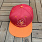 Tampa Bay Buccaneers Graphic Hat | Snap Back | Vintage 1990s NFL Football Red Cap |