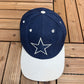 Dallas Cowboys Embroidered Graphic Hat | Snap Back | Vintage 1990s NFL Football Blue Cap |