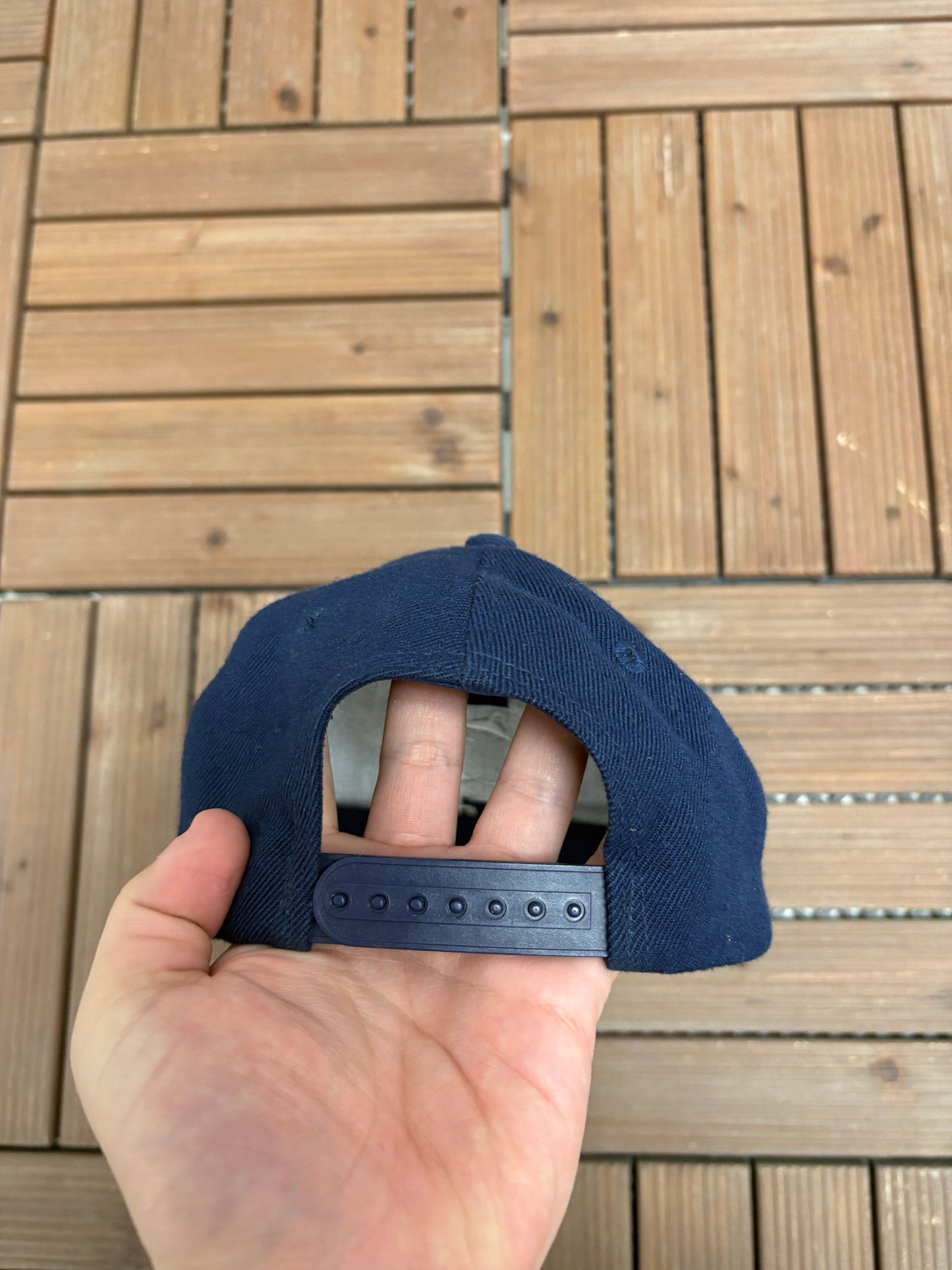 Penn State Nittany Lions Graphic Hat | Snap Back | Vintage 2000s College Blue Cap |