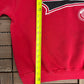 Detroit Red Wings Graphic Crewneck | Size Large | Vintage 1990s NHL Hockey Red Sweater |