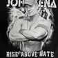 John Cena Rise Above Hate Graphic Tee | Size Large | Vintage 2000s Wrestling Promotional Black T-Shirt |