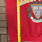 Harvard Crimson Graphic Crewneck | Size X-Large | Vintage 1990s College Distressed Red Sweater |