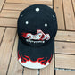 Choppers Motorcycle Embroidered Hat | Strap Back | Vintage 2000s Bikers Black Hat |