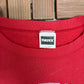 Harvard Crimson Graphic Crewneck | Size X-Large | Vintage 1990s College Distressed Red Sweater |
