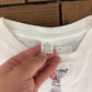 Budweiser King Of Beers Tie Graphic Tee | Size X-Large | Vintage 1990s Promotional White T-Shirt |