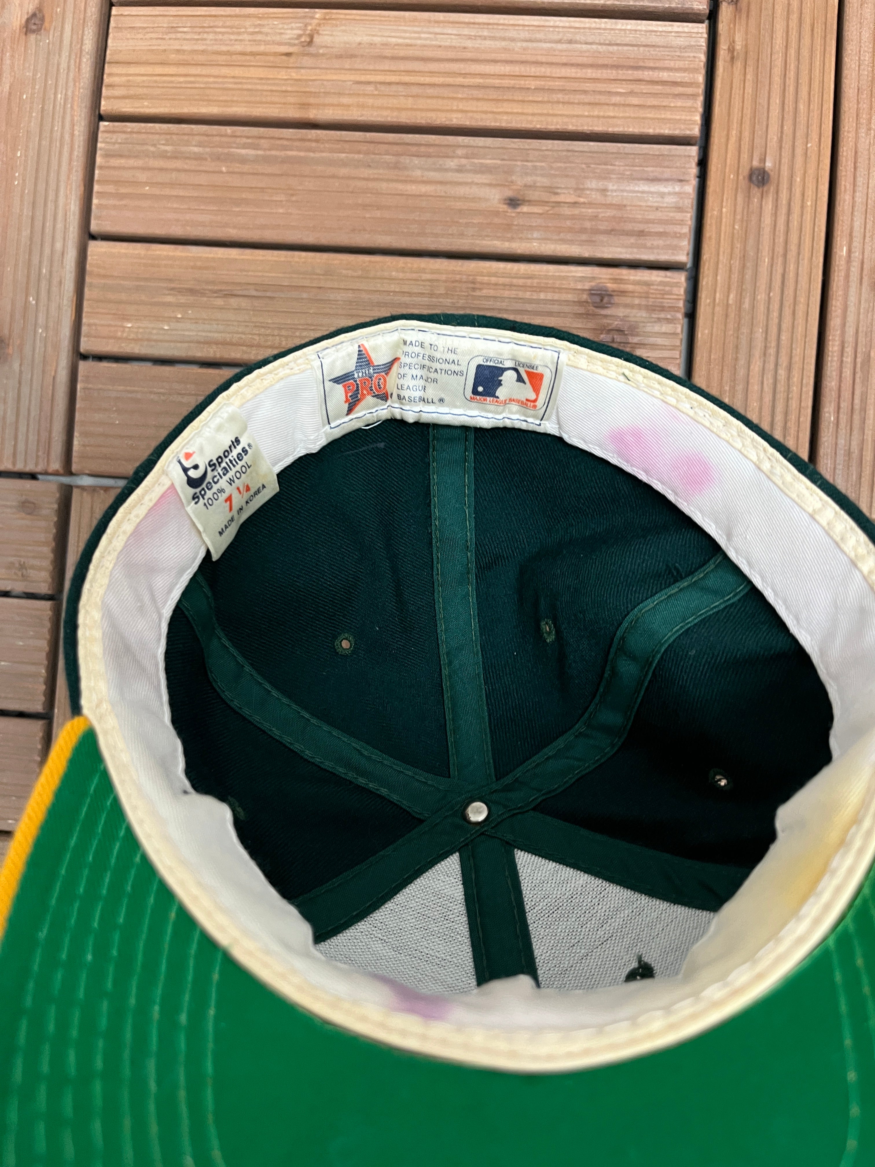 Oakland Athletics Embroidered Graphic Hat | Size 7 1/4 | Vintage