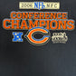 Chicago Bears 2006 Conference Champions Graphic Tee | Size Large | Vintage 2000s NFL Football Blue T-Shirt |