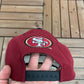 San Francisco 49ers Graphic Hat | Snap Back | Vintage 1990s NFL Football Red Cap |