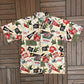 Ohio State Buckeyes Graphic Hawaiian Shirt | Size Large | Vintage 1990s College Hawaiian Shirt |