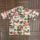 Ohio State Buckeyes Graphic Hawaiian Shirt | Size Large | Vintage 1990s College Hawaiian Shirt |
