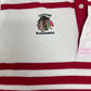 Chicago Blackhawks Graphic Tee | Size Large | Vintage 1990s NHL Hockey White T-Shirt |