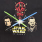 Star Wars Episode 1 Darth Maul Graphic Tee | Size Medium | Vintage 2000s Promotional Black T-Shirt |