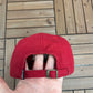 York University Graphic Hat | Metal Clasp | Vintage 2000s Canadian University Red Cap |