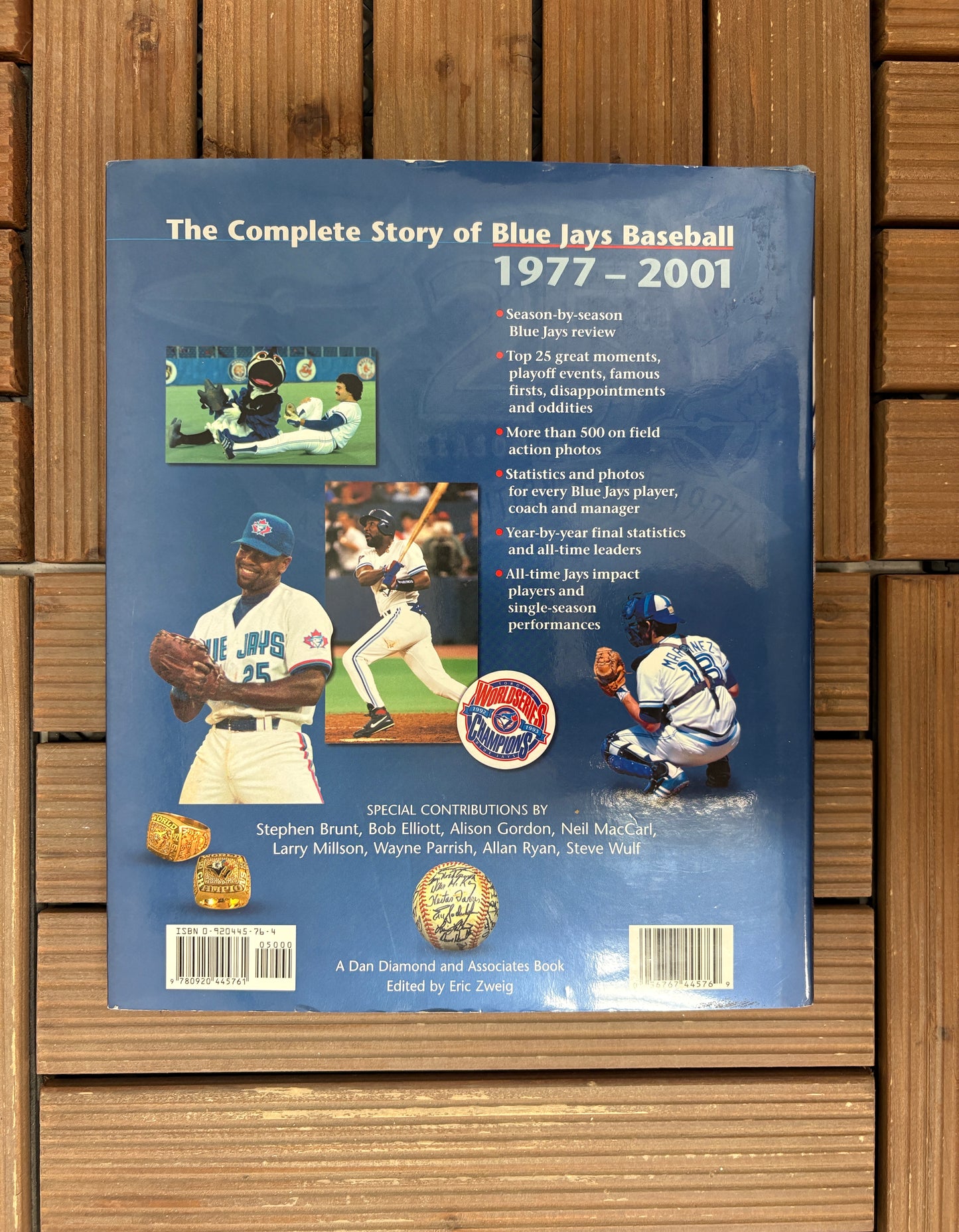 Toronto Blue Jays Official 25th Anniversary Commemorative Book Coffee Table Book Coffee Table Book