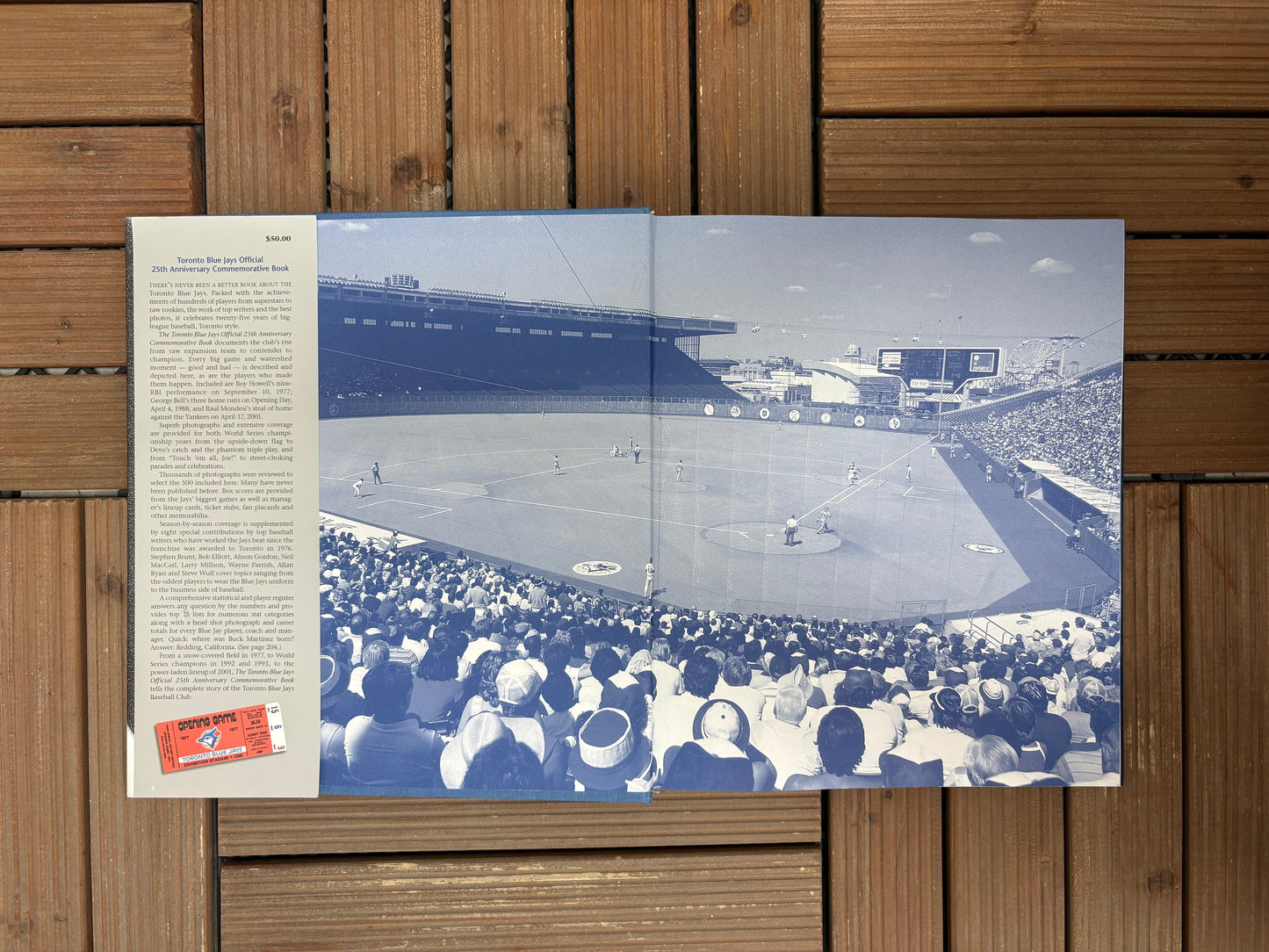 Toronto Blue Jays Official 25th Anniversary Commemorative Book Coffee Table Book Coffee Table Book