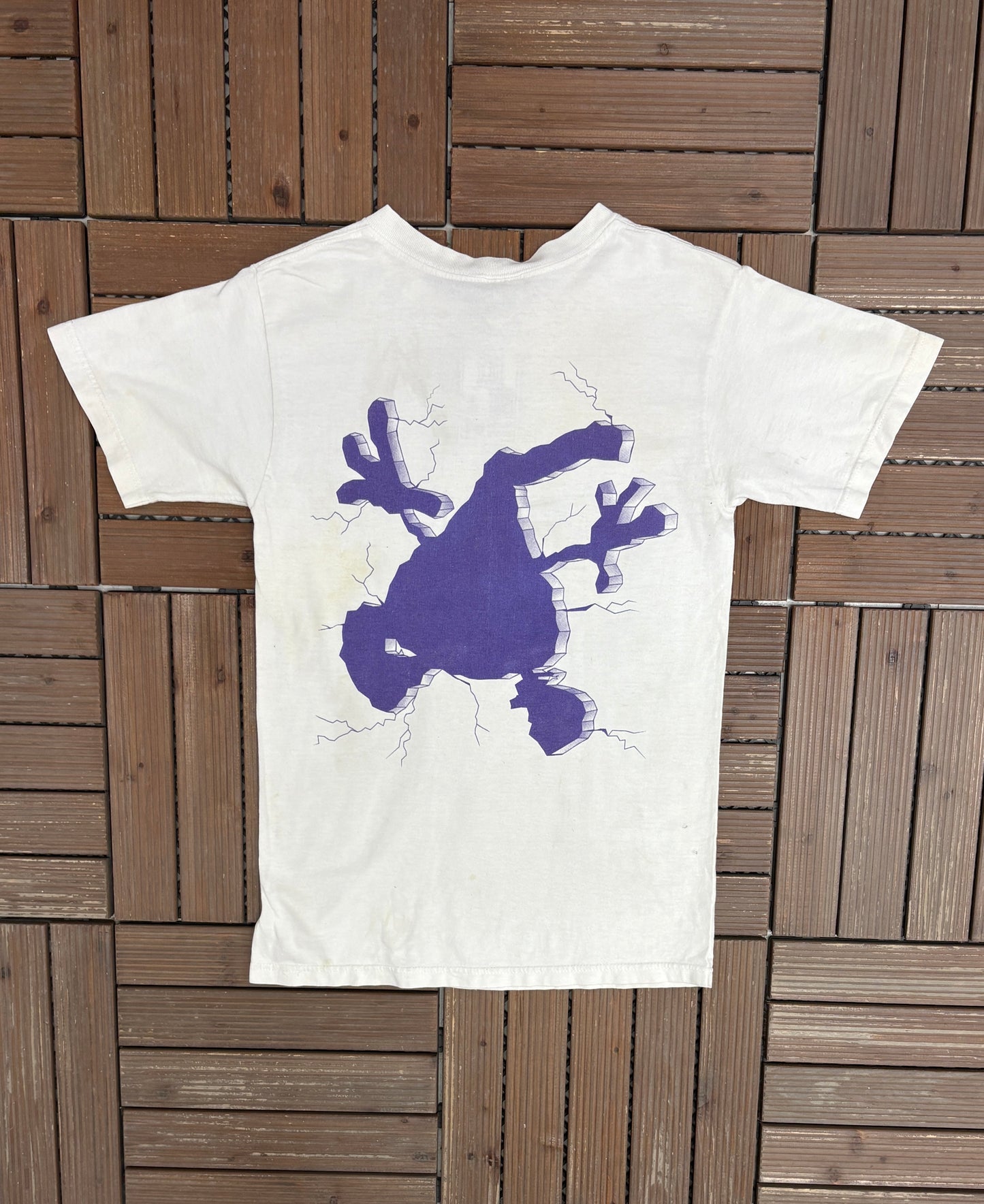 Hershey's Kisses Breakthrough Graphic Tee | Size Small | Vintage 1990s Candy White Promotional T-Shirt |
