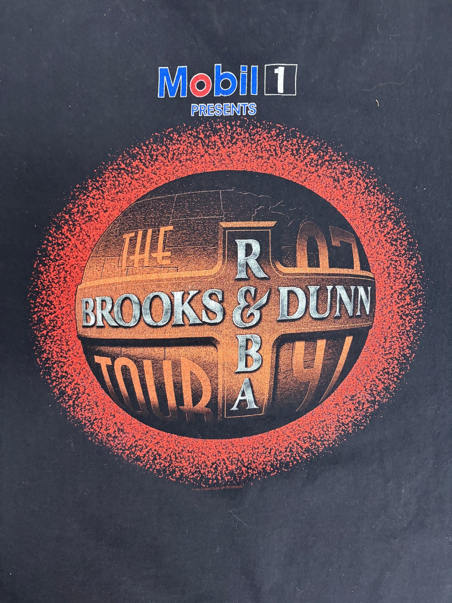 Brooks & Dunn Reba Tour 1997 Graphic Tee | Size XX-Large | Vintage 1990s Country Music Black T-Shirt |