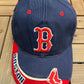 Boston Red Sox Embroidered Hat | Strap Back | Vintage 2000s MLB Baseball Blue Baseball Cap |