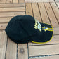 Pittsburgh Penguins Mario Lemieux Graphic Hat | Strap Back | Vintage 2000s NHL Hockey Black Cap |