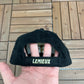 Pittsburgh Penguins Mario Lemieux Graphic Hat | Strap Back | Vintage 2000s NHL Hockey Black Cap |