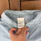 One Fish, Two Fish, Red Fish, Blue Fish Denim Jacket | Size XX-Large | Vintage 1990s Promotional Blue Jean Jacket |