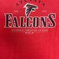 Atlanta Falcons Football Graphic Tee | Size X-Large | Vintage 2000s NFL Football Red T-Shirt |