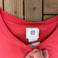 Atlanta Falcons Football Graphic Tee | Size X-Large | Vintage 2000s NFL Football Red T-Shirt |