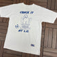 Crack It At Laurentian University Graphic Tee | Size X-Large | Vintage 1990s College White T-Shirt |