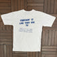 Crack It At Laurentian University Graphic Tee | Size X-Large | Vintage 1990s College White T-Shirt |
