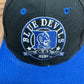 Duke Blue Devils Embroidered Hat | Snap Back | Vintage 1990s College Black Cap |