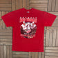 Detroit Red Wings Road To The Stanley Cup Graphic Tee | Size X-Large | Vintage 1990s NHL Hockey Red T-Shirt |