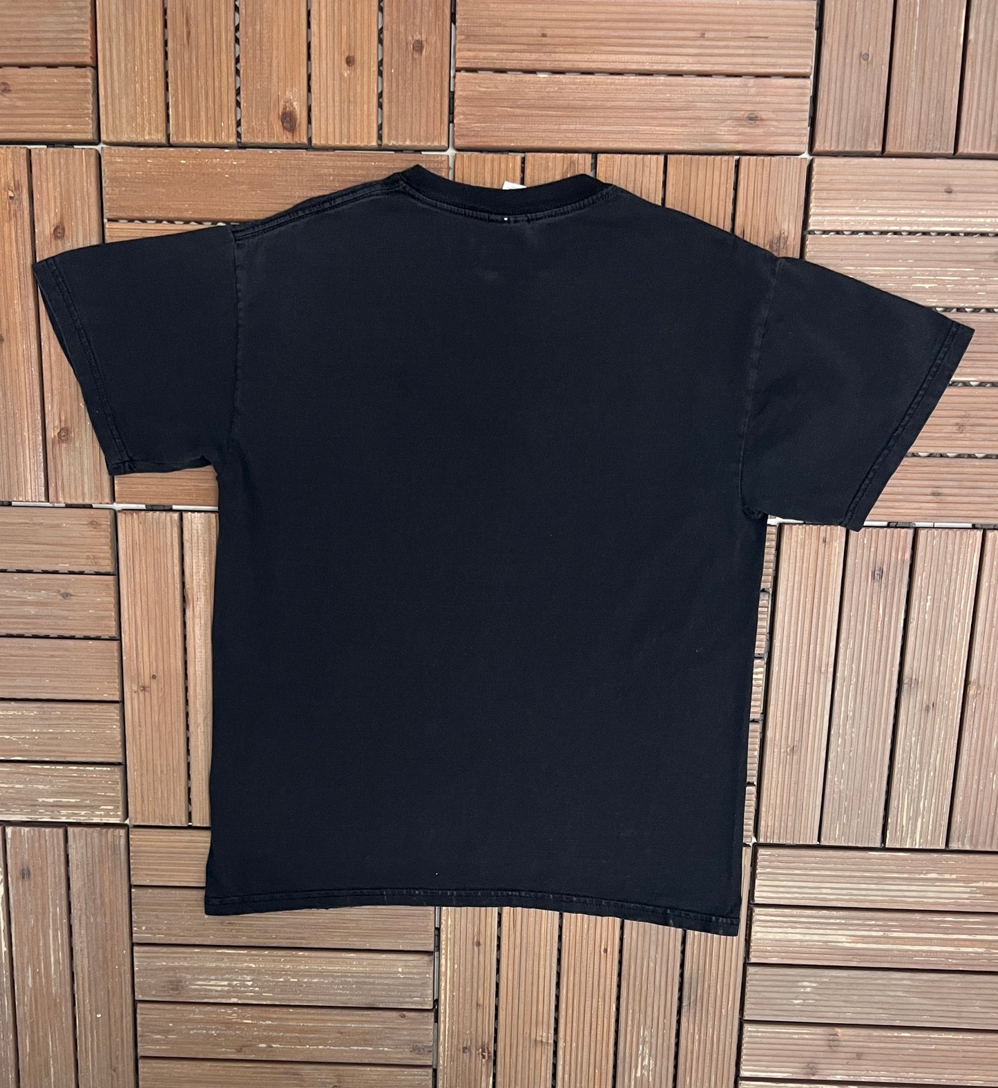 Honda Stitched Graphic Tee | Size Medium | Vintage 2000s Car Promotional Black T-Shirt |