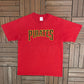 Pittsburgh Pirates Graphic Tee | Size X-Large | Vintage 1990s Single Stitch MLB Baseball Red T-Shirt |