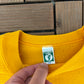Pitt Panthers Graphic Crewneck | Size Large | Vintage 1980s College Yellow Sweater |