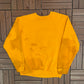 Pitt Panthers Graphic Crewneck | Size Large | Vintage 1980s College Yellow Sweater |
