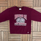 Southern Cal Mustangs 2008 Iowa Class A State Champions Graphic Crewneck | Size Medium | Vintage 2000s Red Sweater |
