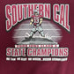 Southern Cal Mustangs 2008 Iowa Class A State Champions Graphic Crewneck | Size Medium | Vintage 2000s Red Sweater |