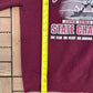 Southern Cal Mustangs 2008 Iowa Class A State Champions Graphic Crewneck | Size Medium | Vintage 2000s Red Sweater |