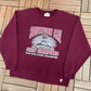 Southern Cal Mustangs 2008 Iowa Class A State Champions Graphic Crewneck | Size Medium | Vintage 2000s Red Sweater |