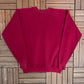 Red Fruit Of The Loom Graphic Crewneck | Size X-Large | Vintage 1980s Made in Canada Blank Red Sweater |