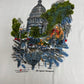 The Capitol, Washington Graphic Tee | Size X-Large | Vintage 1990s Tourist White T-Shirt |