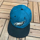 Philadelphia Eagles Embroidered Graphic Hat | Snap Back | Vintage 1990s NFL Football Green Cap |